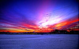 Winter Sunrise Wallpaper