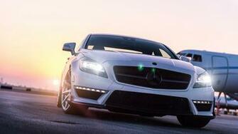 Mercedes Benz Cls In Airport Wallpaper Resolution