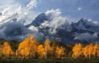 Mountains Grand Teton Wyoming Rocky Wallpaper Photos