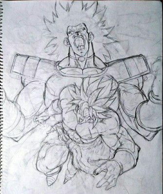 Broly Draw Dragon Ball Artwork Art
