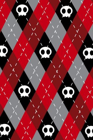 Cute Skull iPhone Wallpaper HD Black Skulls