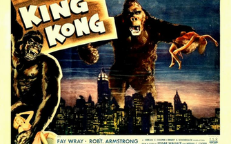 Vintage Cinema King Kong Wallpaper