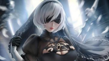 Yorha 2b Nier Automata 4k Wallpaper