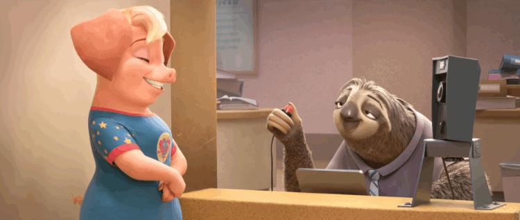 Sloth Disney Animation Zootopia Dmv Disneyanimation Wallpaper