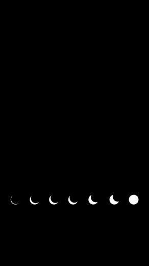 Moon Phases iPhone Wallpaper