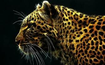 Digital Leopard Wallpaper HD