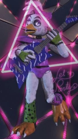 Glamrock Chica By Misterioarg Fnaf Drawings Wallpaper