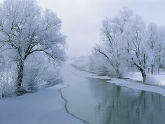 Rvier In Winter Desktop Pc And Mac Wallpaper