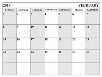 February Calendar Desktop Wallpaper