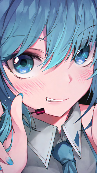 Cute Anime Girl Hatsune Miku 4k Wallpaper
