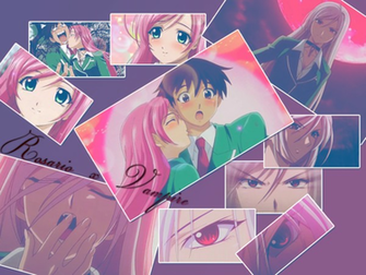 Rosario Vampire Wallpaper By Nothernwolf
