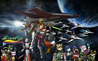Outer Space Star Fox Peppy Hare Falco Mccloud Wallpaper Background