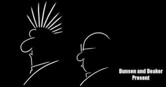 Muppets Wallpaper Beaker Bunsen And Present