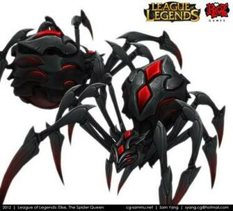 League Of Legends Elise The Spider Queen By Cg Sammu On