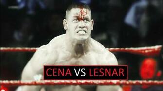Wwe Summerslam John Cena Vs Brock Lesnar Wallpaper