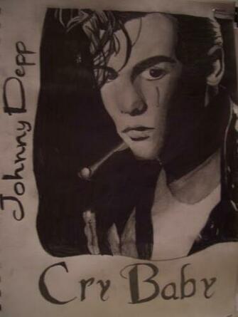 Johnny Depp As Cry Baby