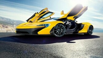 Mclaren P1 Yellow Concept Car Wallpaper Background