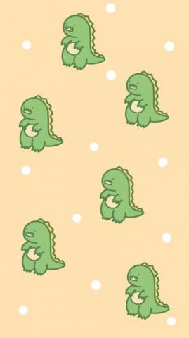 Phone Wallpaper Keuang Baby Dinosaur 2nd Naver