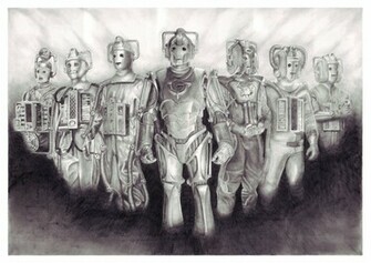Cybermen Evolution Wallpaper Cyberman Ages By Ktalbot