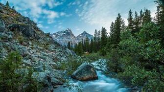 Rocky Mountain Stream HD Wallpaper Background Image