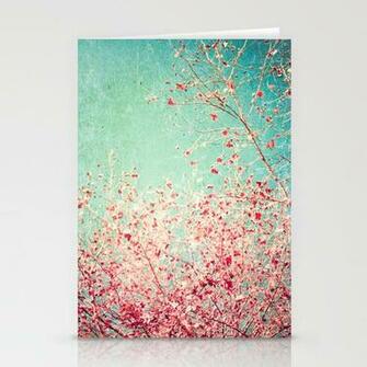 Turquoise And Pink Wallpaper Blue Autumn Leafs