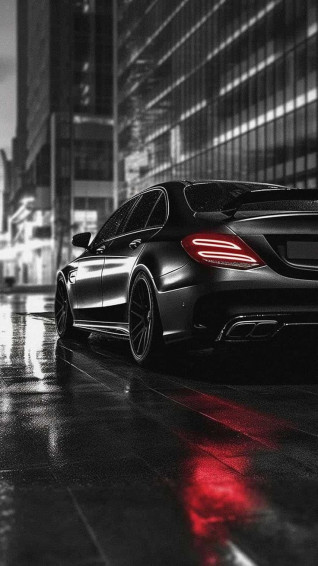 Amg Black iPhone Wallpaper HD