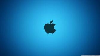 Pics Photos Blue Apple Logo Wallpaper