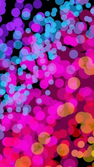 Bright Color Neon iPhone Wallpaper HD For