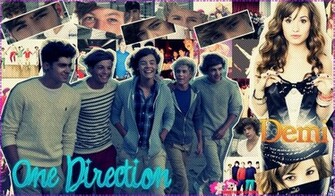 Wallpaper De 1d Y Demi Lovato By Paolagomezeditions