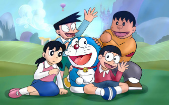 Wallpaper Doraemon Classic Anime HD Picture Image