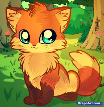 Draw An Anime Fox Step By Animals