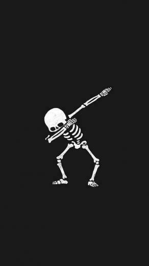 Wan Haziq On Wallpaper Skull Funny