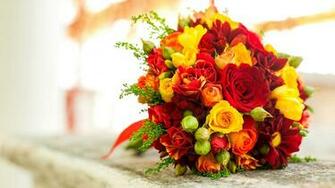 Beautiful Rose Flowers Bouquet HD Wallpaper