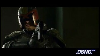 Fi Megaverse Judge Dredd Movie Wallpaper Featuring Karl Urban