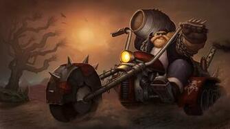 Biker Gragas Fanart Wallpaper Leaguesplash