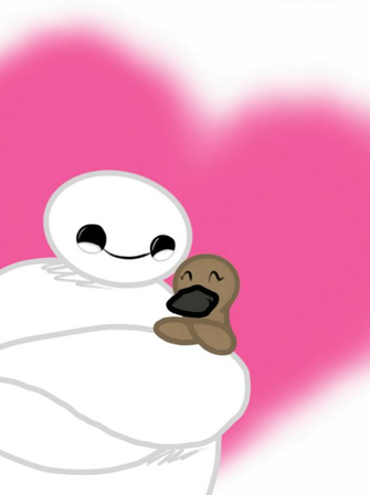 Pink Baymax Wallpaper