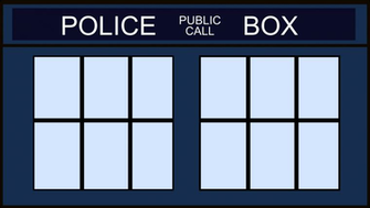 Displaying Image For Tardis Police Box Sign