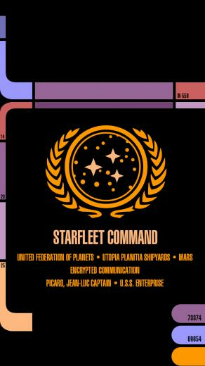 Tng Lcars Wallpaper For iPhone And Plus Treknews Net Apple