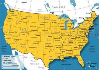 United States Map Wallpaper