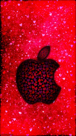 Grungy Valentines Apple X Wallpaper Available For