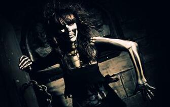 Skeleton Horror Scary Creepy Spooky Women Brunette Bones Wallpaper