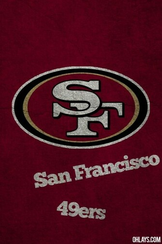 San Francisco 49ers iPhone Wallpaper Ohlays