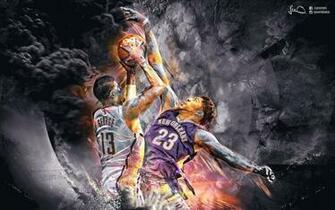 Paul George Vs Anthony Davis Wallpaper By Skythlee On