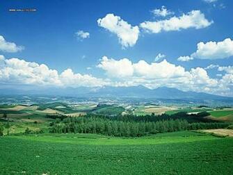 Perfect Farm Scene Wallpaper Vast Country Under Blue Sky20