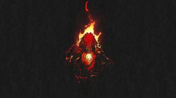 Desktop Wallpaper Predator Digital Art Dark Fire HD Image