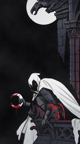 Moon Knight Marvel Superhero 8k Wallpaper