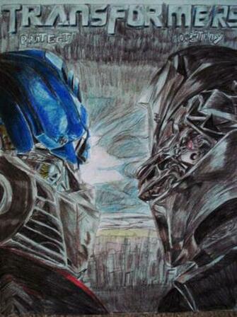 Optimus Prime Vs Megatron By Artwarrior25