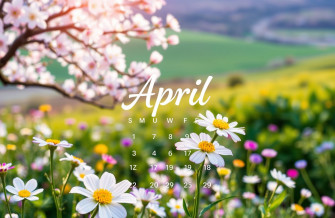 April Calendar Wallpaper