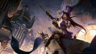 League Of Legends Caitlyn By Gisalmeida