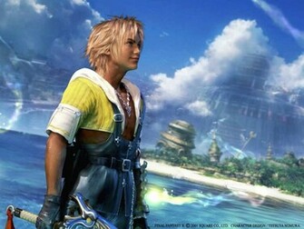 Final Fantasy X Ff10 Ffx Tidus Wallpaper Background Square Enix